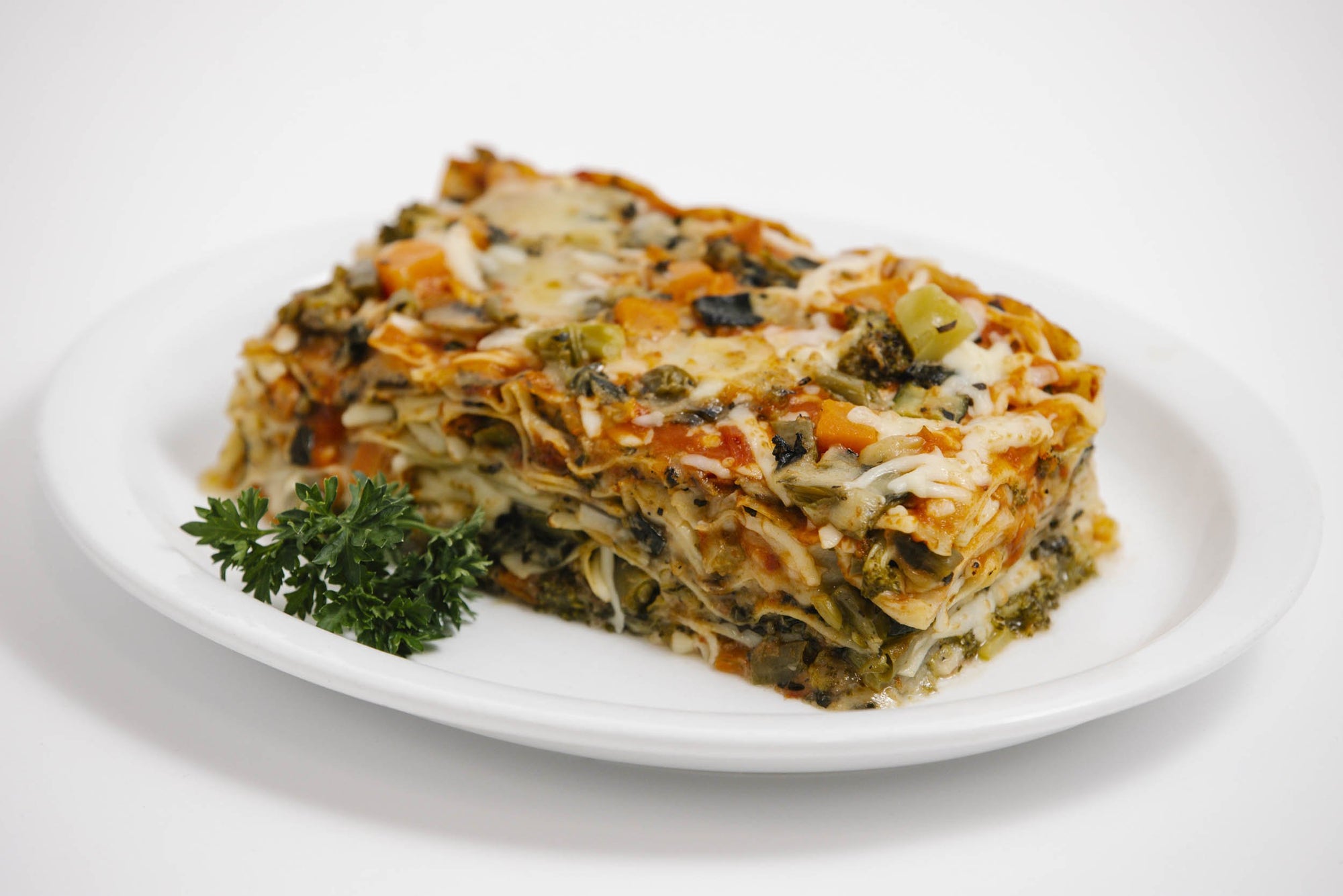 Gluten Free Vegetable Lasagna on a plate