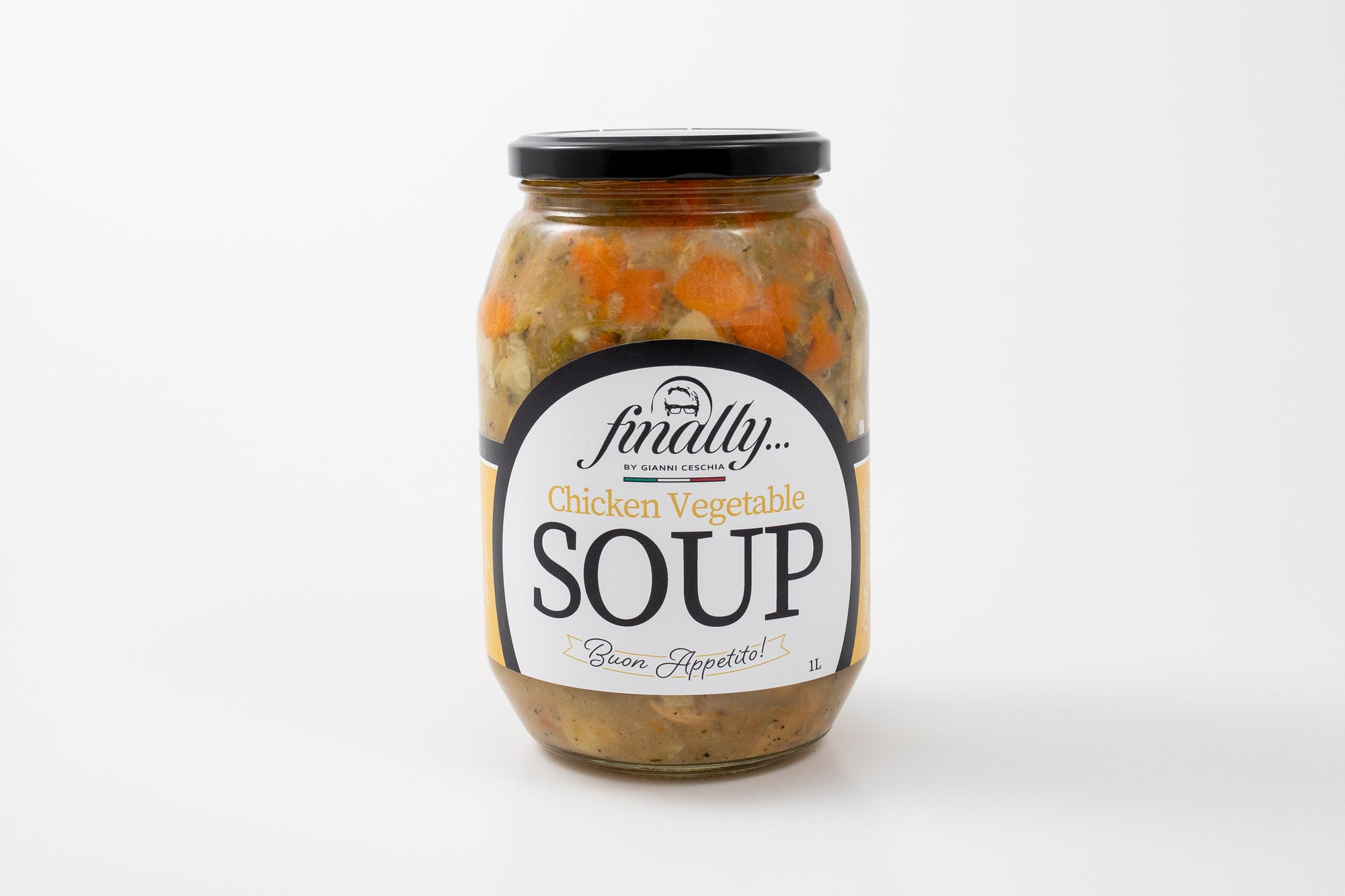 Chicken Vegetable Soup Pat in a bowl