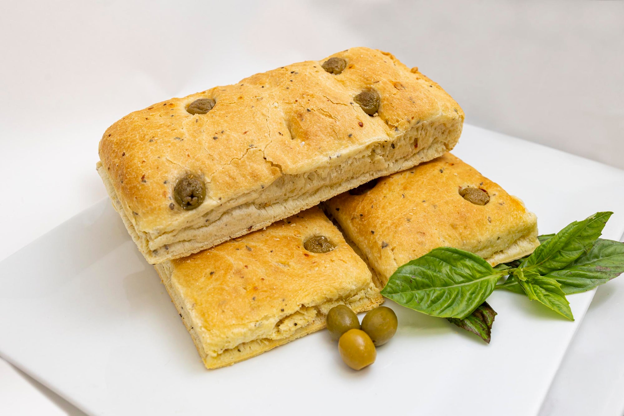 GREEN OLIVE FOCACCIA
