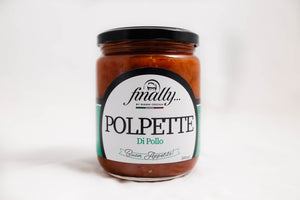 Polpette Di Pollo (Chicken Meatballs) In Tomato Sauce in Jar 500mL