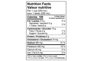 Chicken Vegetable Soup Nutrition Facts
